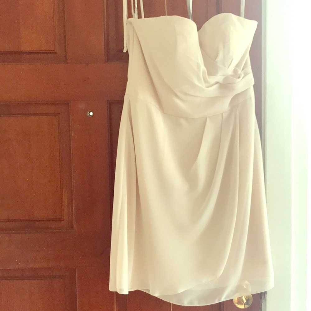 Bill Levkoff ivory dress size 8